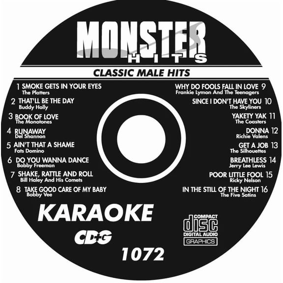 Viva - Karaoke Monster Hits Cd+G Classic Male Hits #1072