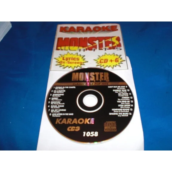Viva - Karaoke Monster Hits Cd+G Classic Male Pop Hits #1058
