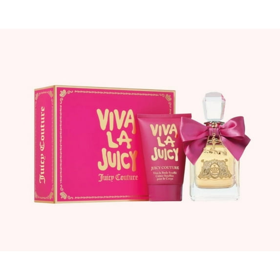 Viva La Juicy By Juicy Couture 2 Pieces Gift Set 1.7 oz Edp Spray+ 1.7 oz Body Lotion Souffle