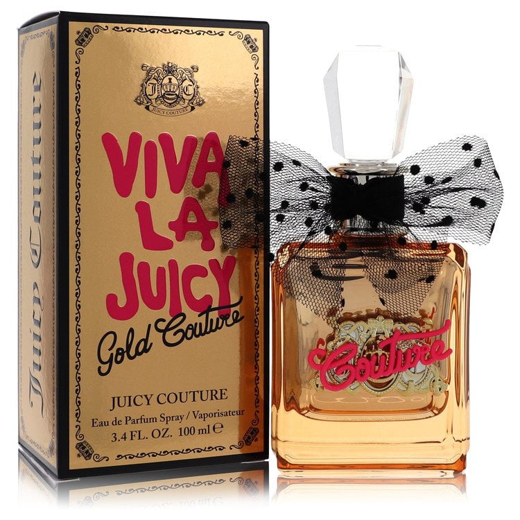 Viva La Juicy Gold Couture by Juicy Couture Eau De Parfum Spray 3.4 oz ...