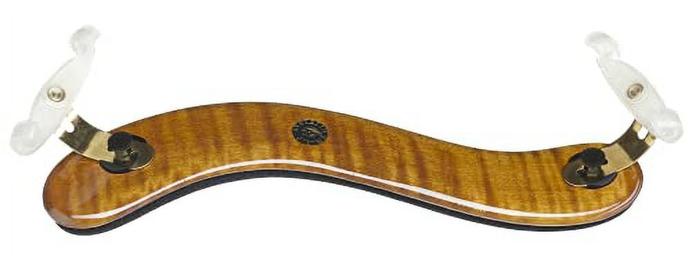 Viva La Musica Viola Shoulder Rest, Augustin Diamond, Light Maple/Gold & White Feet, Large