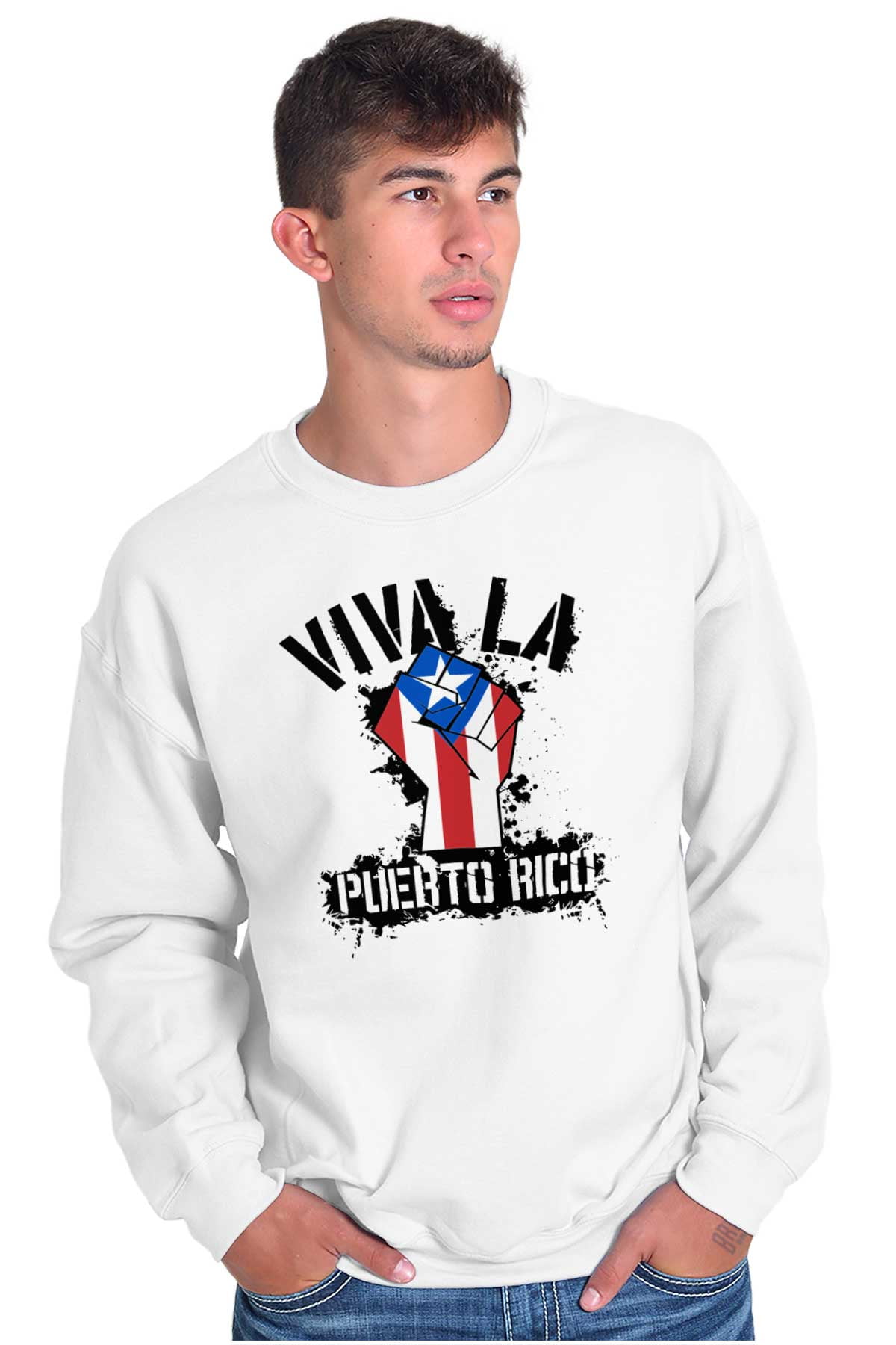 Viva La Puerto Rico Se Levanta Pride Sweatshirt for Men or Women Brisco ...