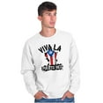 thumbnail image 1 of Viva La Puerto Rico Se Levanta Pride Sweatshirt for Men or Women Brisco Brands S, 1 of 5