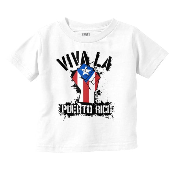 Viva La Puerto Rico Se Levanta Pride Toddler Boy Girl T Shirt Infant Toddler Brisco Brands 5T