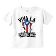 thumbnail image 1 of Viva La Puerto Rico Se Levanta Pride Toddler Boy Girl T Shirt Infant Toddler Brisco Brands 6M, 1 of 6