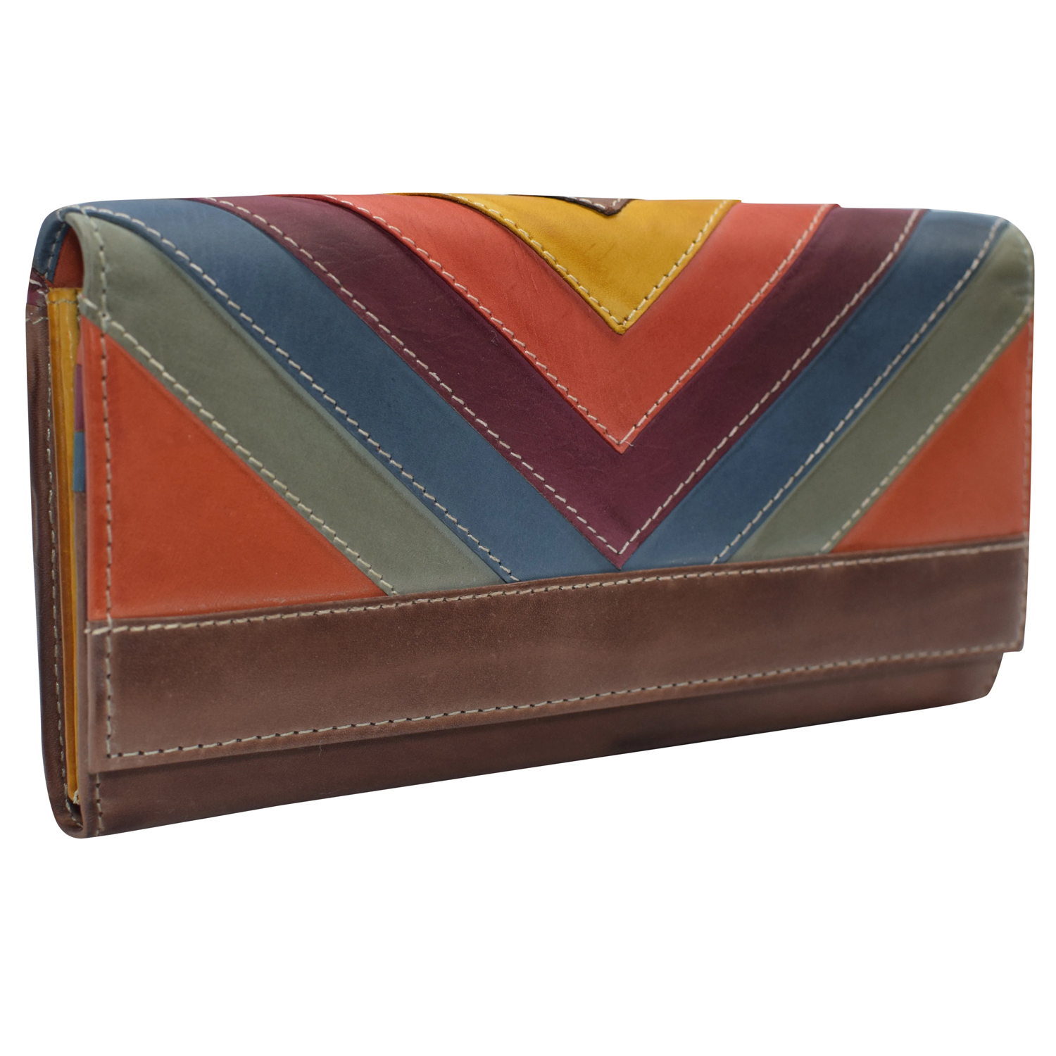 Women’s Palma Leather Wallet with Large Capacity