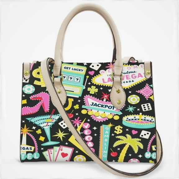 Viva Las Vegas Cross Body Bags For Women Small Leather Female Handbags Fashion Top-Handle Totes