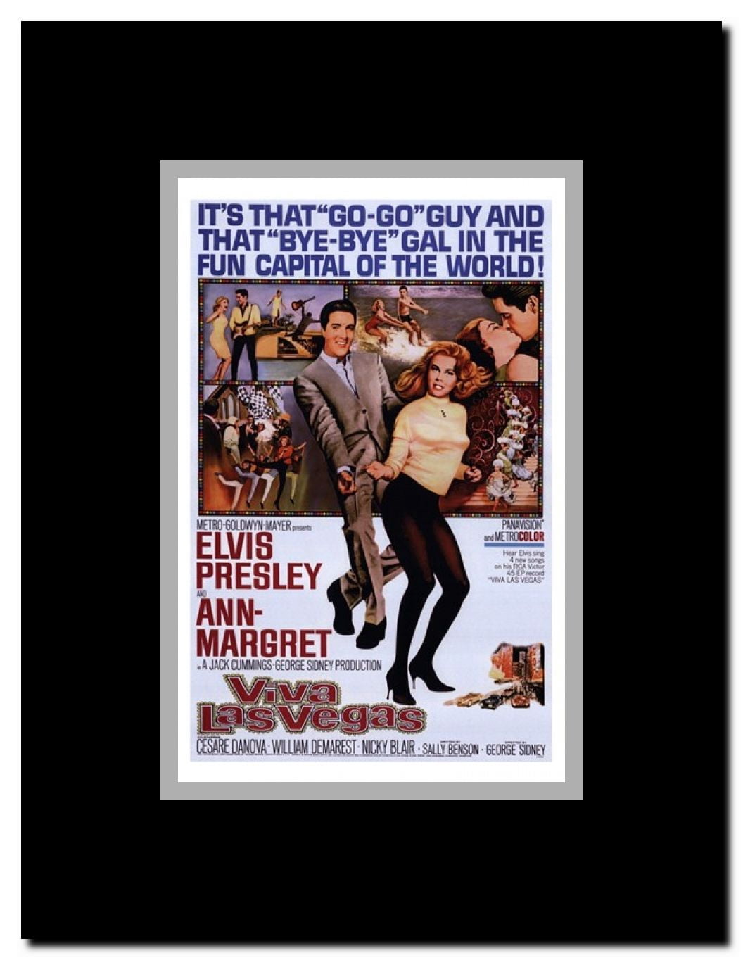 Viva Las Vegas Framed Movie Poster