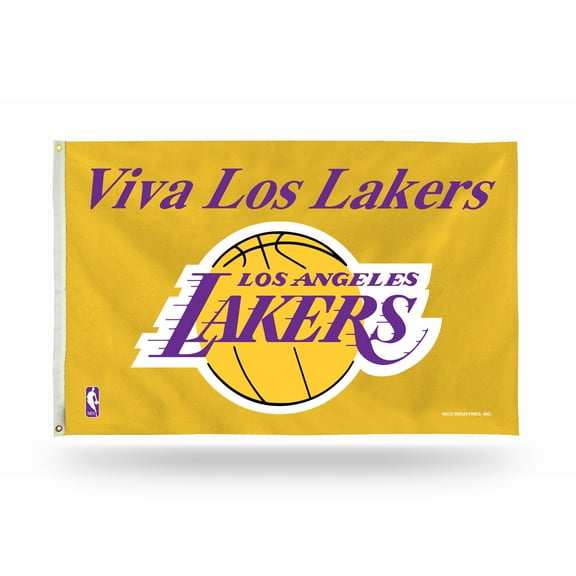 Viva Los Laker's (Los Angeles) 3x5 Banner Flag with grommets for hanging
