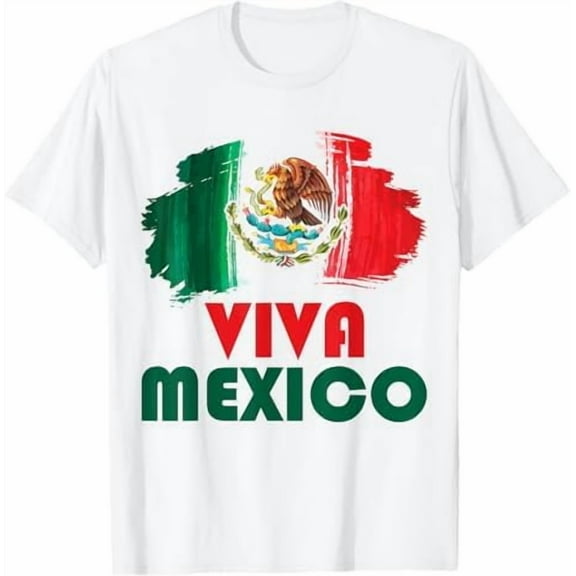 Viva Mexican Flag 16th September Mexico Independence Day T-Shirt Mexican Pride Shirt Unisex Men Women Tees
