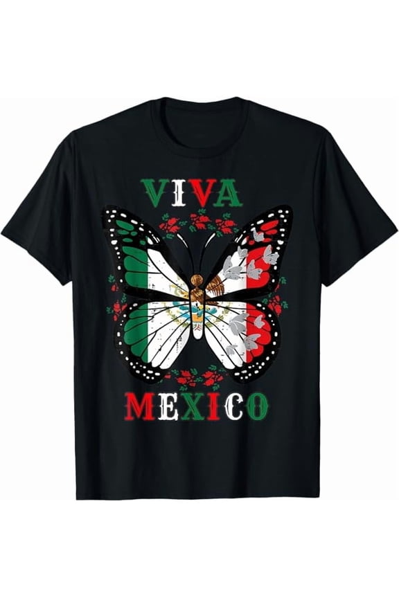 Viva Mexican Flag 16th September Mexico Independence Day T-Shirt Mexican Pride Shirt Unisex Men Women Tees