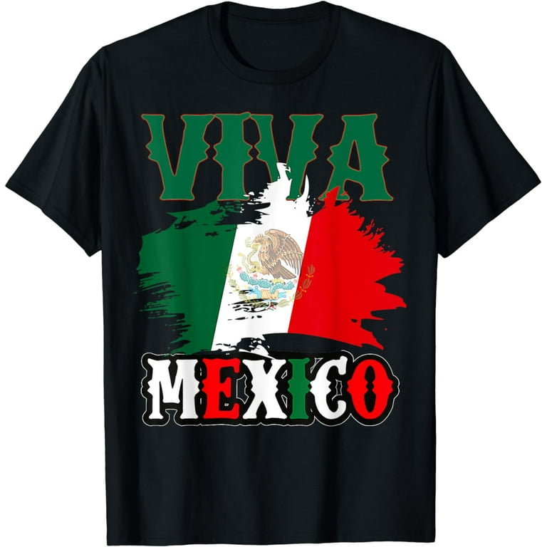 Viva Mexico Shirt With Mexican Flag | Viva Mexico Shirt With Mexican Flag |