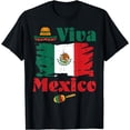 thumbnail image 1 of Viva Mexico Flag Mexican Independence Day Men Women Kids T-Shirt, 1 of 3