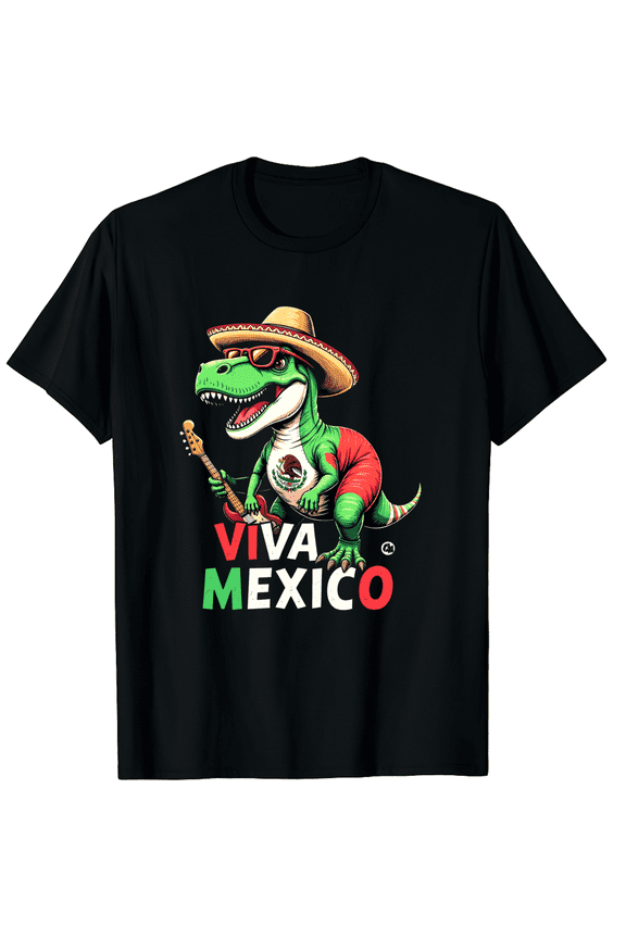 Viva Mexico Independence Day Dance Mexican Funny Men Women Short Sleeve Graphic T-Shirt, Mexican Pride Gift