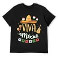 thumbnail image 1 of Viva Mexico Party Mexican Independence Flag Men Women Kids T-Shirt Black X-Large, 1 of 5