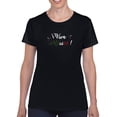 thumbnail image 1 of Viva Mexico! Quote Shaped T-Shirt Women -Smartprints Designs, Female Large, 1 of 4