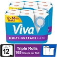 thumbnail image 1 of Viva Multi-Surface Cloth Paper Towels, 12 Triple Rolls, 1 of 11