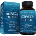 thumbnail image 1 of Viva Naturals Triple-Strength Omega-3 Fish Oil Supplement, 2500 mg, 180 Pescatarian-Friendly Softgels- Provides EPA & DHA, Supports Heart and Brain Health *, 1 of 8