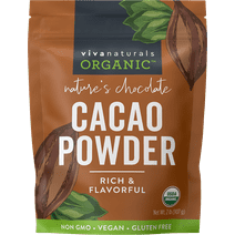 Viva Naturals Organic Cacao Powder Nature's Chocolate, 2 lb (907g)