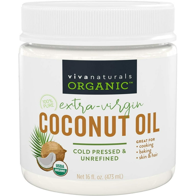 Viva Naturals Organic Extra Virgin Coconut Oil 16 fl oz