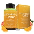 Viva Naturals Vitamin C and Zinc Supplement (250 Capsules) 1000 mg