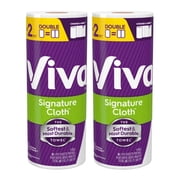 Viva Signature Cloth Paper Towels, 1 Double Roll, 86 Sheets per Roll - 2 Rolls