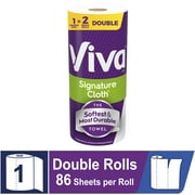 Viva Signature Cloth Paper Towels, 1 Double Roll, 86 Sheets per Roll
