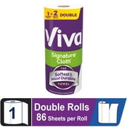 Viva Signature Cloth Paper Towels, 1 Double Roll, 86 Sheets per Roll