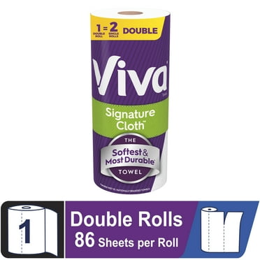 Viva Signature Cloth Paper Towels, 1 Double Roll, 86 Sheets per Roll