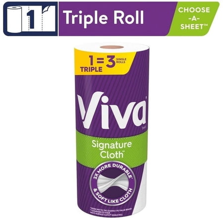Viva Signature Cloth Paper Towels, 1 Triple Roll (2 Pack)