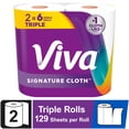 thumbnail image 1 of Viva Signature Cloth Paper Towels, 2 Triple Rolls, 1 of 13