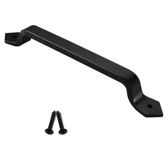 11 Inch Cast Iron Barn Door Handle – Heavy-Duty, Rock-Solid Strength for Gates, Sheds & Cabinets – Timeless Industrial Black Grip for Indoor & Outdoor Use