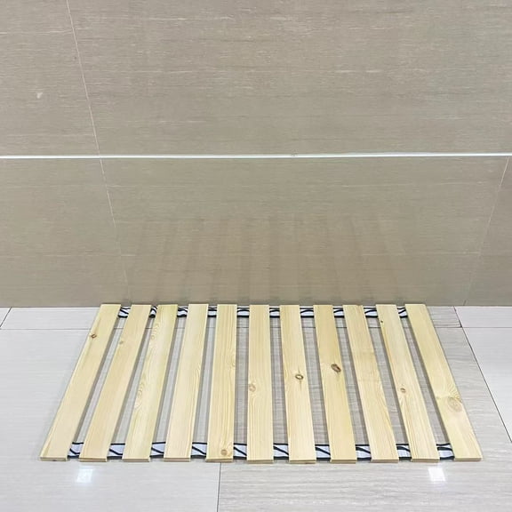 Vivacexon Bed frames,Breathable Moisture-Proof Bed Plate, Guest Tatami Mat,Wood Roll-Type Slatted Bed Japanese Floor Futon Mattress, Floor Sleep Bedding (Twin)