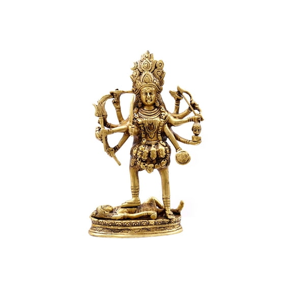 Vivah Shagun Lota Statue Brass Material for Weddings, Puja, Decor, Showpiece, Mandirs, Office, Gifts by Pooja Bazar 2 X 6 X 2.5 In