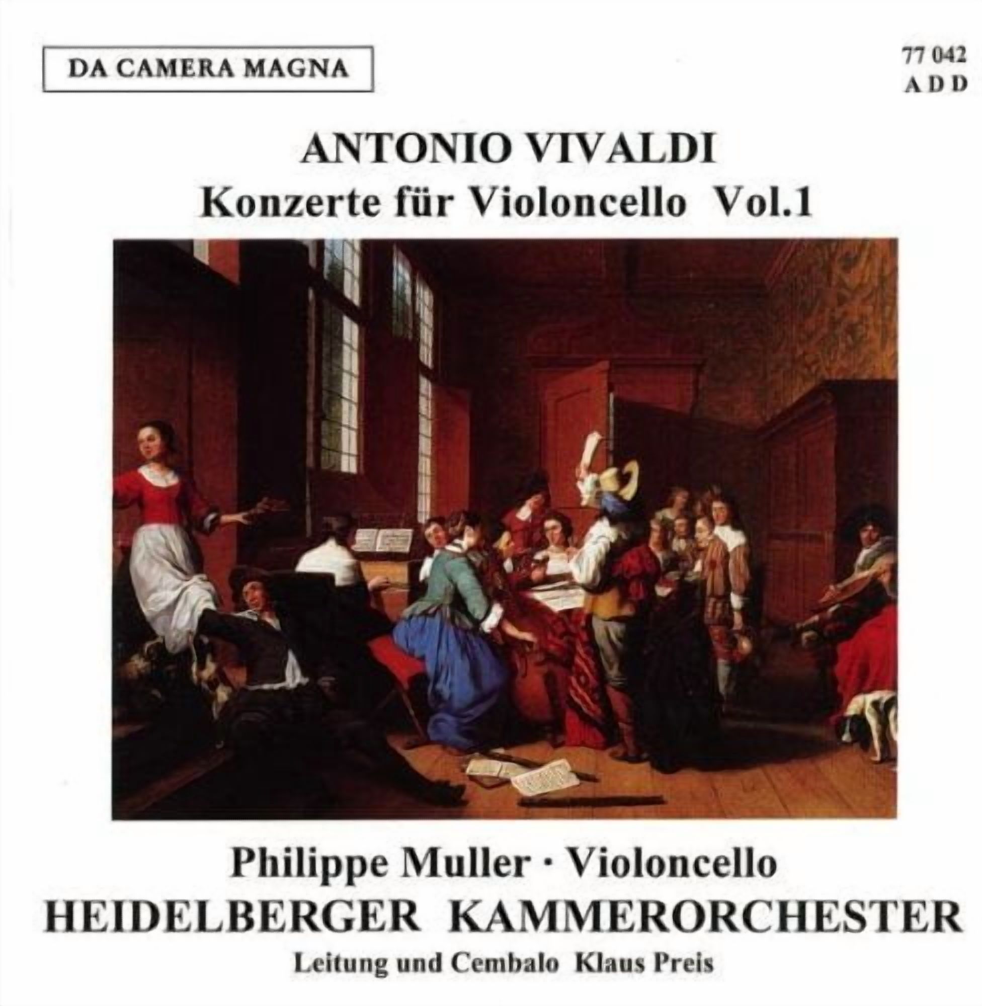 Vivaldi / Muller / Heidelberger - Konzerte Fur Violon Cello 1 - Music & Performance - CD
