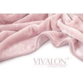 thumbnail image 1 of Vivalon Ultra Soft Korean Mink Blanket King Mauve, 1 of 2