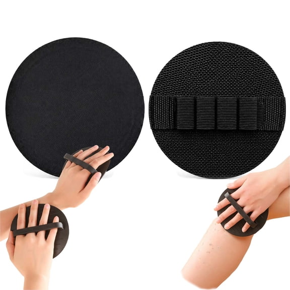 Vivanchor Exfoliating Glove, 2-Pack Soft Rubber Shower Scrubber, Gentle Body Exfoliator for Removing Dead Skin, Deep Cleansing & Massage, Quick-Drying Bath Glove for All Skin Types