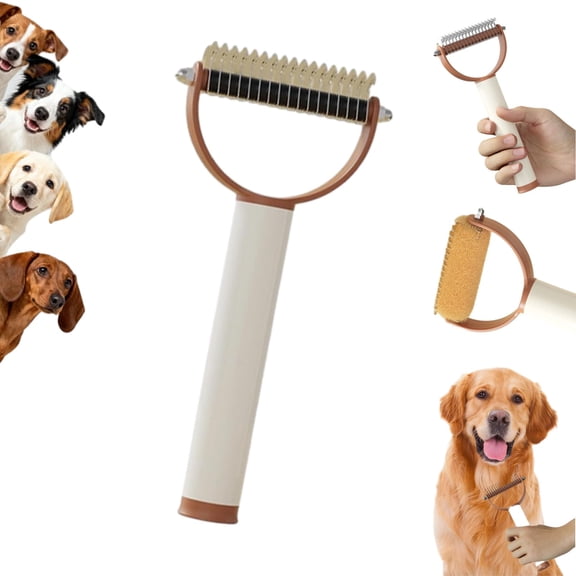Vivanchor Pet Pro, Pet Pro Grooming Tool for Dogs, Dual Sided Pet Grooming Comb, Deshedding Brush Removes Tangles Knots,Dematting Comb for Dogs and Cats