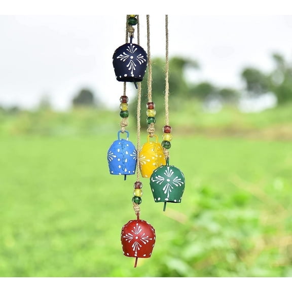 Vivanta 32 inch Wind Chime for outside - Hanging Metal Bells, Vintage Christmas Decorations, Indoor Outdoor Garden Decor