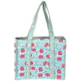 thumbnail image 1 of Vivanta Quilted Tote Bag for Women – Large Size Block Print Cotton Shoulder Bag for Shopping Grocery Travel Work – Handmade Floral Tote Bags Reusable Quilted Beach Bags 16 × 13 × 6 inches, 1 of 10