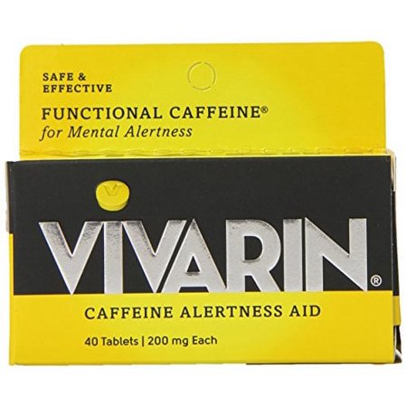Vivarin Brand Alertness Aid, 40 tablets