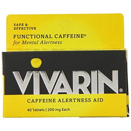 Vivarin Brand Caffeine Alertness Aid, 40 Count Pack of 20