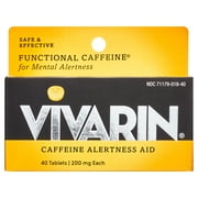 Vivarin, Caffeine Pills (40 Ct) Safely and Effectively Helps You Stay Awake, No Sugar or Calories