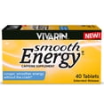 thumbnail image 1 of Vivarin Smooth Energy Caffeine Tablets for Focus and Alertness, Sugar-Free, 40 Count, 1 of 6