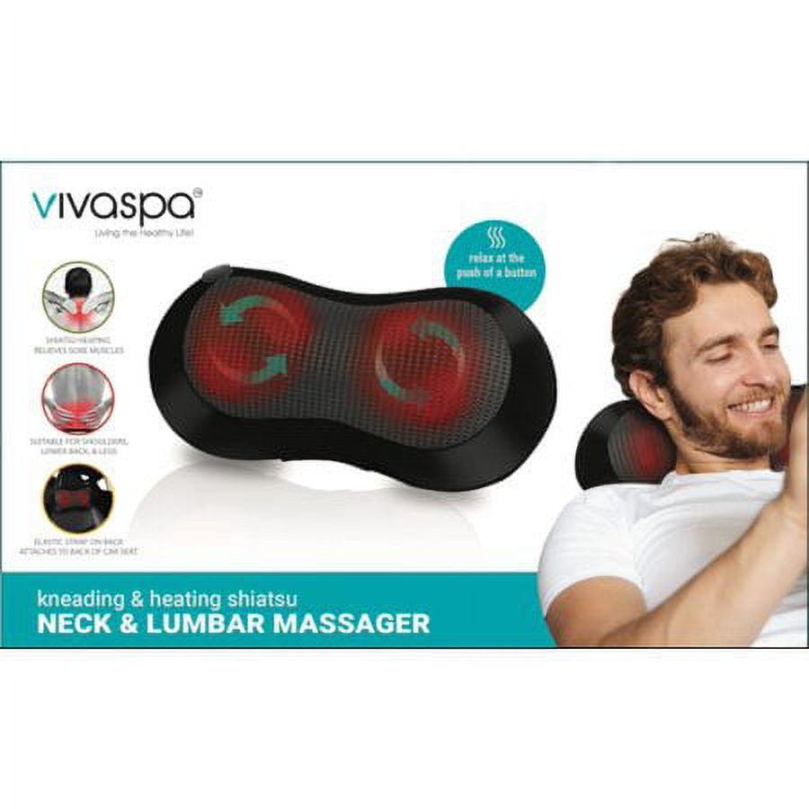 Vivitar Neck and Lumbar Massager with Heat - Walmart.com