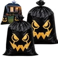 thumbnail image 1 of Vivcore Halloween Yard Storage Bags Large Plastic Bags For Decor Outdoor Holiday Decor Garbage Bags Heavy Duty Pumpkin Leaf Bags For Lawn Garden Parties, 1 of 6