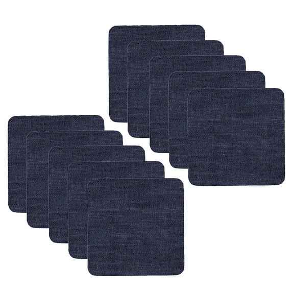 Vivcore Iron on Patches for Jeans Denim Jean Patches for Inside Ripped Jeans Repair Kit 3x3 Inch 10Pcs Color A