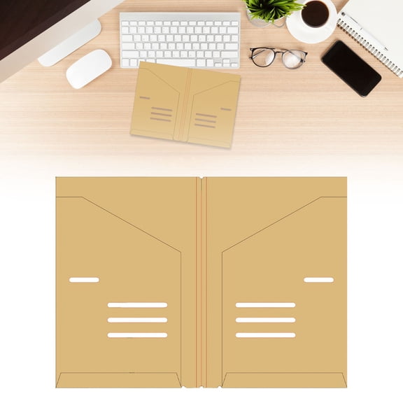 Vivcore Kraft Paper Folder A5 Journal Organizer Insert for Travelers Notebook Accessories