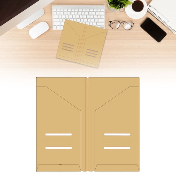 Vivcore Kraft Paper Folder for Travelers Notebook Accessories Journal Organizer Pocket Insert