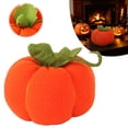 thumbnail image 1 of Vivcore Plush Velvet Pumpkin Decor For Fall Soft Fleece Pumpkin Ornament For Thanksgiving Halloween Table Centerpiece Mantel Shelf Farmhouse Autumn Home Decoration, 1 of 9